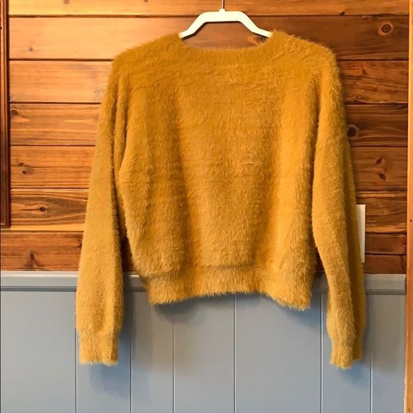 Böhme Brielle Cropped Sweater in Mustard - Picture 6 of 6